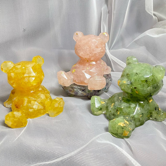 手工製作】天然能量水晶無敵熊/水晶擺飾其他擺飾Shin.Q崑式手作的作品