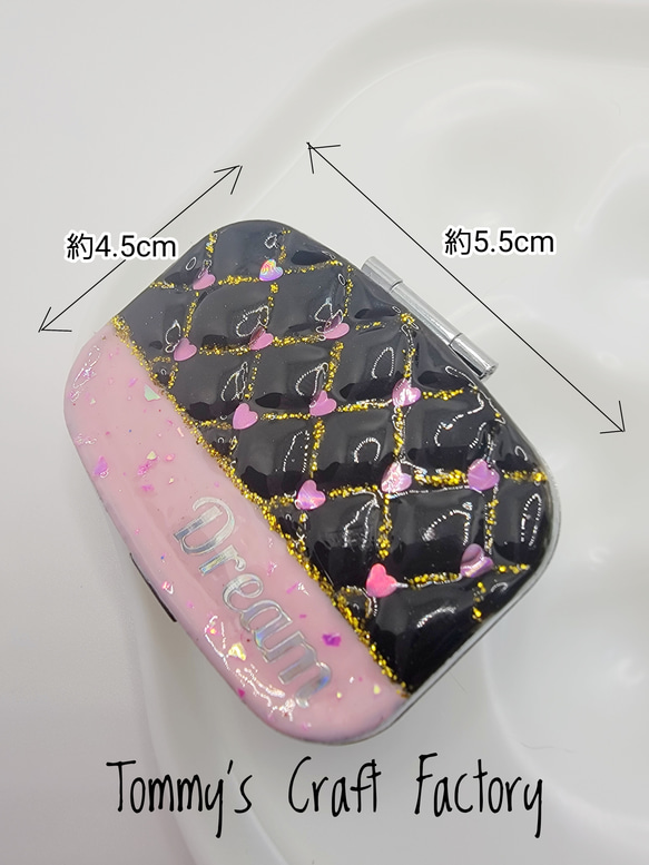 量産型　地雷系　小物ケース　キルティング 4枚目の画像