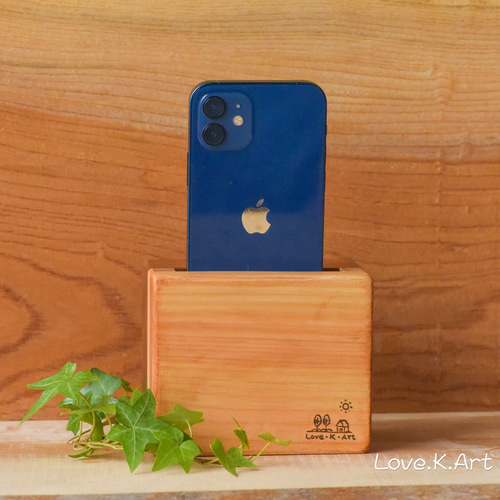 大人気！ 地球（環境）に優しい 木製 スマホスピーカー マホガニー