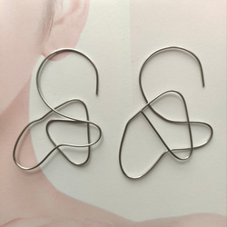 ✳simple earrings✳⑳ピアス(ステンレス製) 4枚目の画像