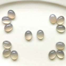 10mm グレーオニキスの一粒オーバルピアス　シンプル　サージカルステンレス　小さい　デイリー　淡色　ニュアンス　春 3枚目の画像