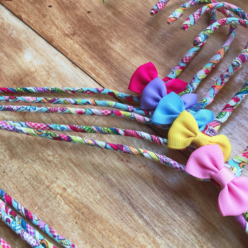 気まぐれセール】こどもハンガー スリムタイプ リボン付き5本セット 33  