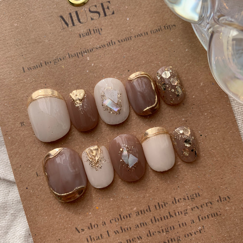 ネイルチップ NO.35 ネイルチップ（つけ爪） MUSE 通販｜Creema  