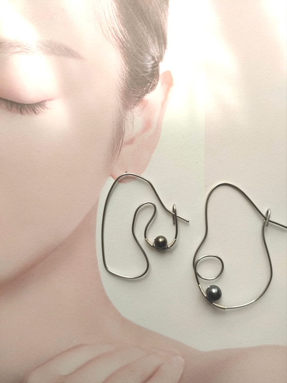 ✳simple earrings✳㉑ピアス(ステンレス製) 3枚目の画像