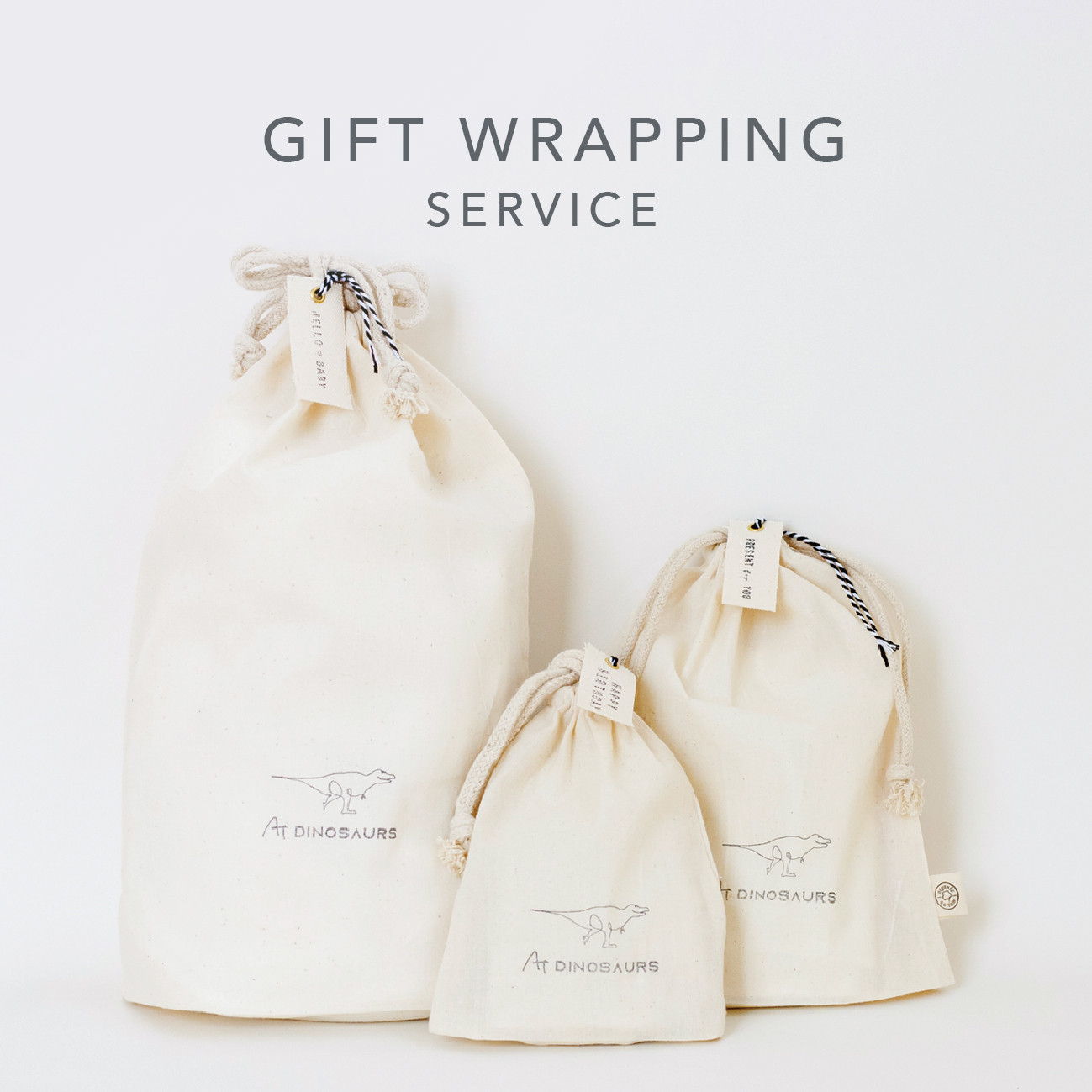 専用★ラスト✳︎母made品✳︎恐竜柄　巾着  ブラウン　コップ袋などに♪