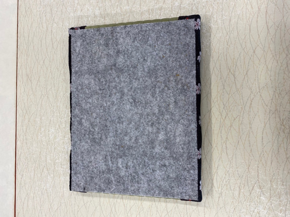 熊本県産畳表使用　ミニ畳　縁：黒桜 4枚目の画像