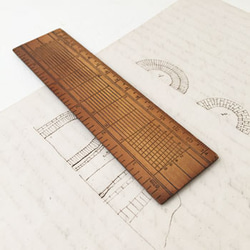 ビンテージ定規　ビンテージメジャー　antique ruler 学校　文具　ステーショナリー　鉛筆　イギリス文房具　 2枚目の画像