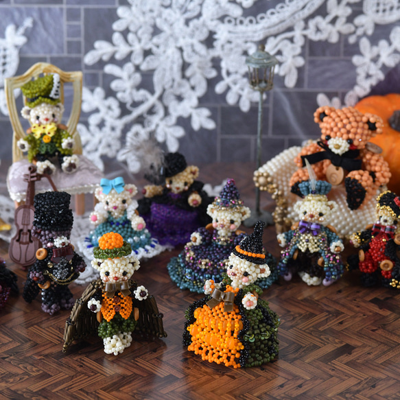 【手作りキット】パーティーテディベアセット～Eleanor・Zachary～ 16枚目の画像