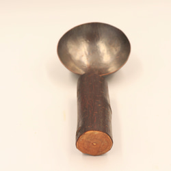 真鍮のコーヒー粉スプーン（木の柄） 4枚目の画像