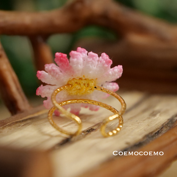 Coemoマーガレットの指輪（初恋ピンク）mr-3 4枚目の画像