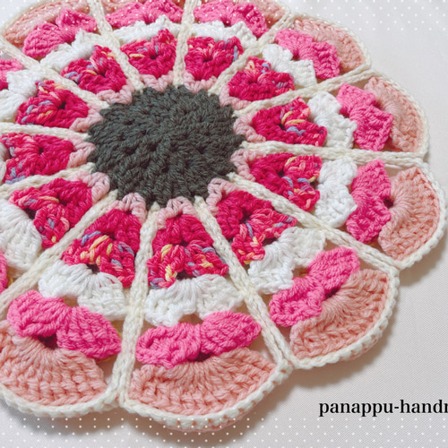 送料無料】お花の座布団 マーガレット円座 編み物 その他インテリア