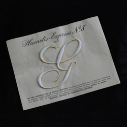 アンティーク イニシャルシート モノグラムシートG No8 ワッペン