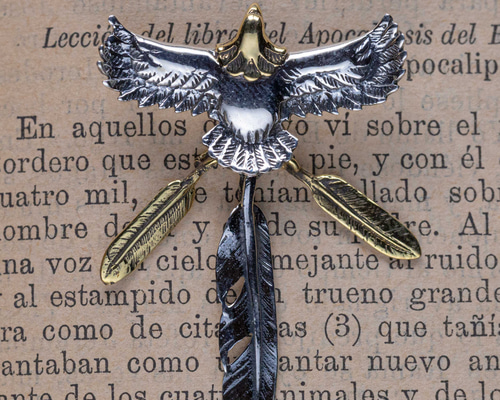 イーグルフェザーネックレス　トップ 楽天市場】シルバー925 フェザーネックレス 925 イーグル