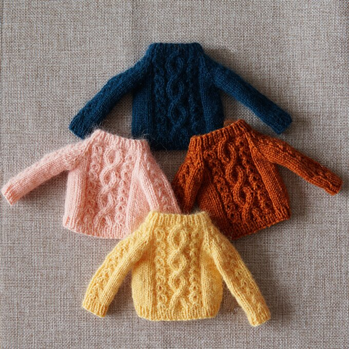 【ニット セーターのオーダー専用】オビツ11　ねんどろいどどーる 楽天市場】オビツ11 ドール 人形 服 衣装 かわいい ニット