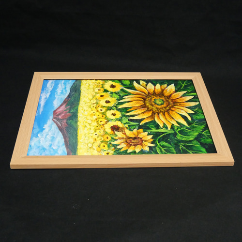 油絵 絵画 【sunflower】 楽天市場】【8/25限定クーポン配布中】 ひまわり 向日葵 の絵
