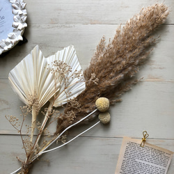 フォルモーサとユーカリの秋色スワッグ　D15 匿名発送 フォルモーサとユーカリの秋色スワッグ D15 匿名発送 ドライフラワー