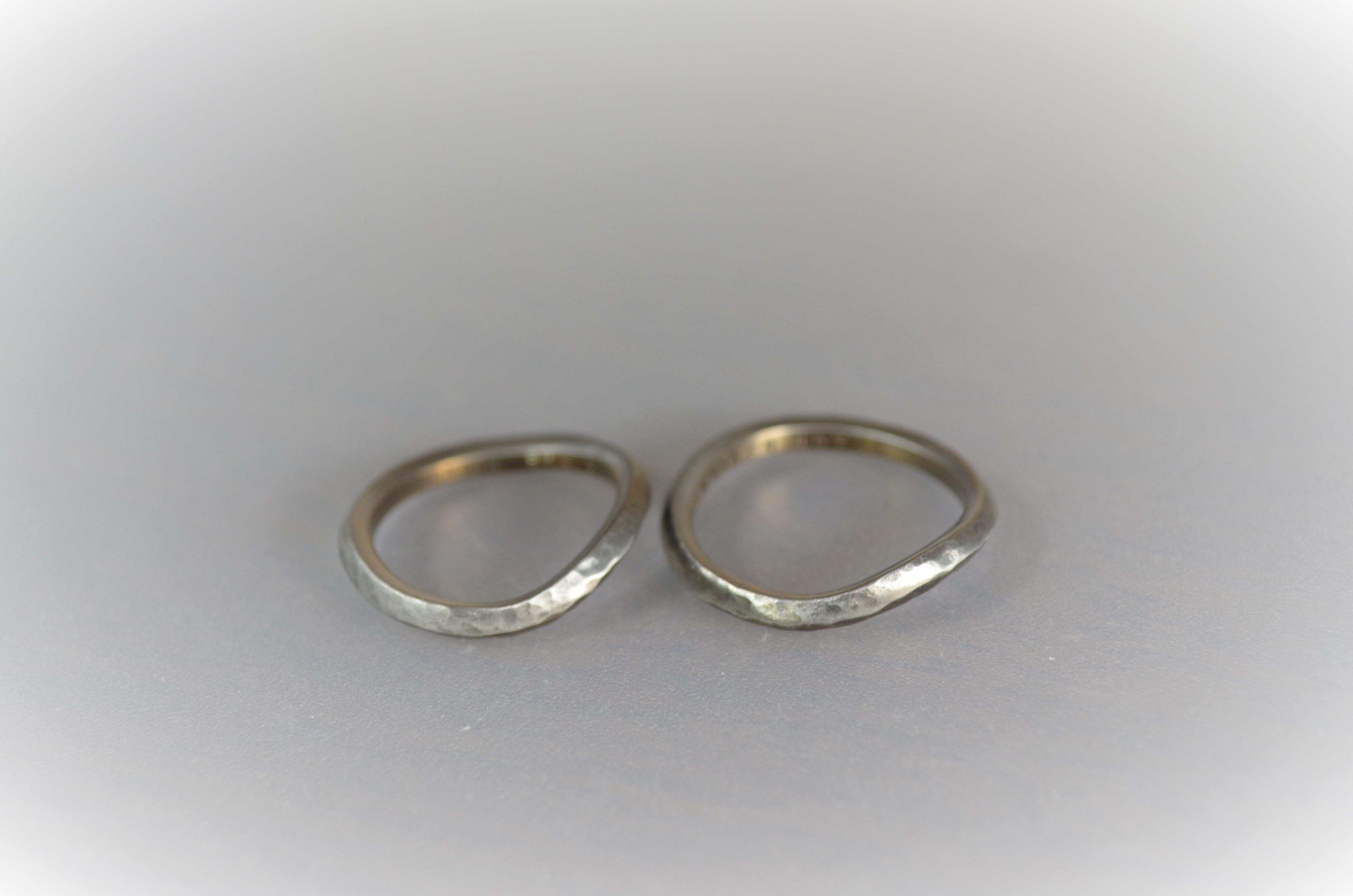 「C」様専用ページ～チタンリング「鎚目できらきら惑わせるpentagon・β」