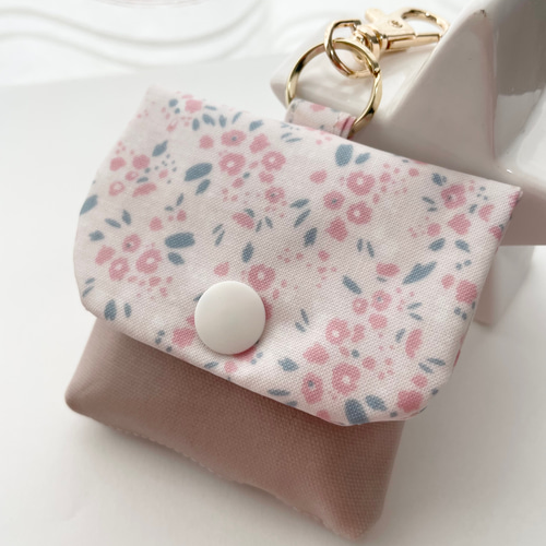 ★Ai Ai★GPSケース お花とリボン/ 合皮ピンク ☆Ai Ai様専用☆GPSケース お花とリボン/ 合皮ピンク ☆Ai