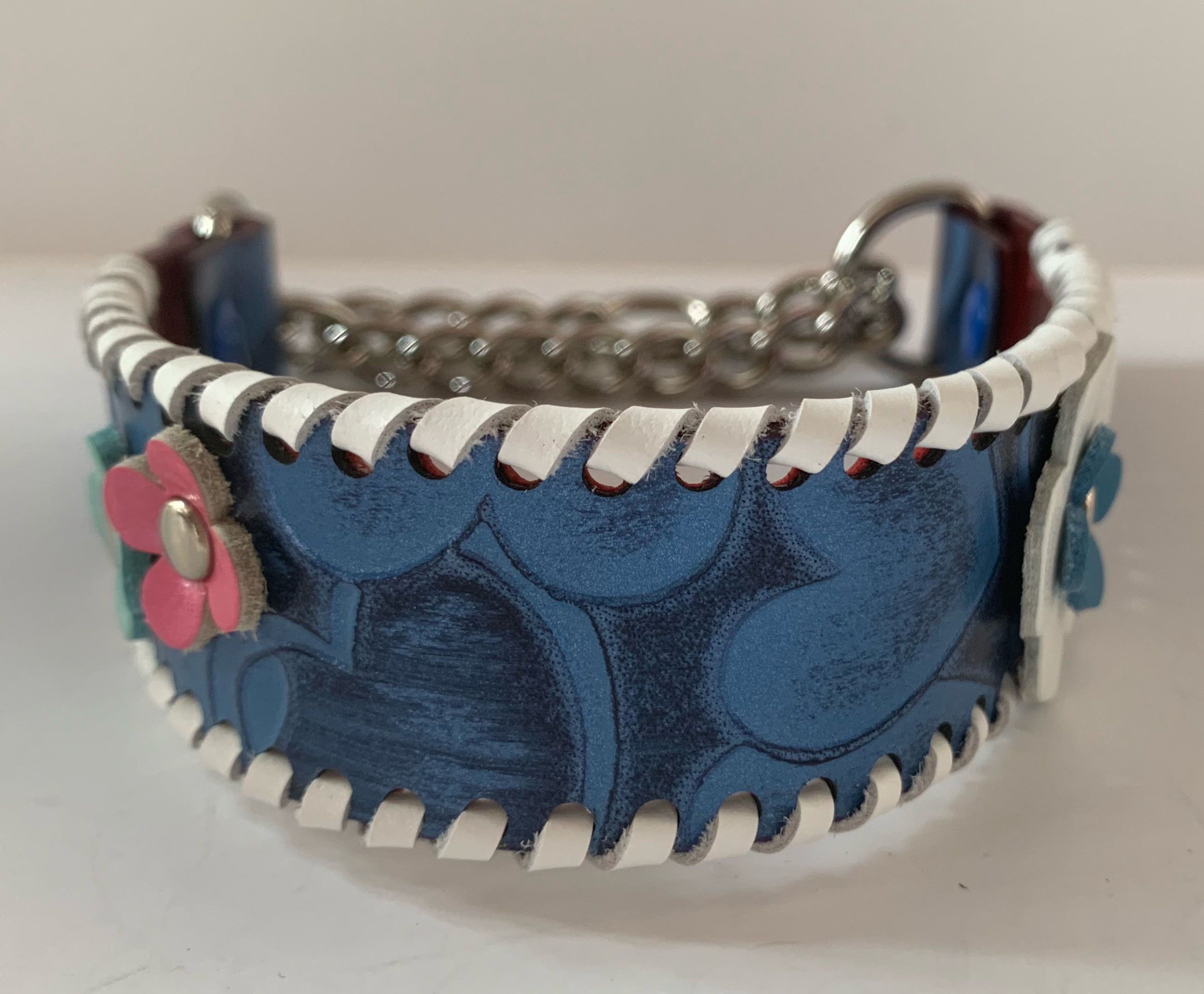 犬の本革ハーフチョークNo.145(小型犬)