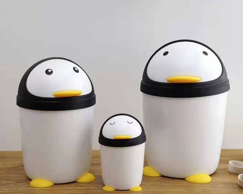 かわいいペンギンの卓上ゴミ箱 レジン・樹脂 Moriyama Hoshi 通販