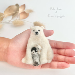 オストハイマーのシロクマ親子、ペンギンセット オストハイマーのシロクマ親子、ペンギンセット オストハイマーの