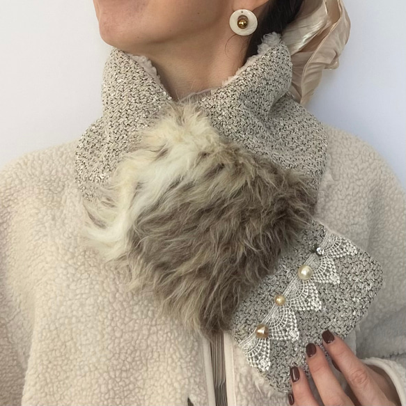 カシミヤ生地 馬と木の模様 2m