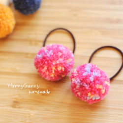 PomPonヘアゴム　2個セット　キッズ　毛糸　ポンポン　イエロー　シンプル 楽天市場】ポンポンヘアゴム2個セット キッズ へあごむ ヘアアクセ 髪