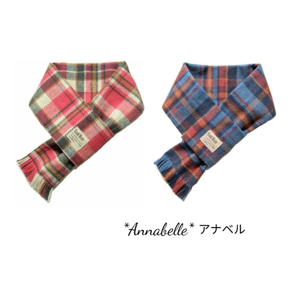 ビッグリボンハーネス　赤タータンチェック [ハンドメイド] リボンハーネス 赤タータンチェック [ハンドメイド]