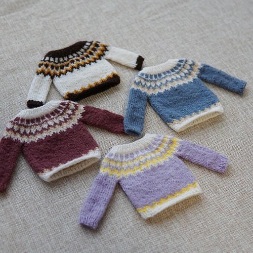 オビツ11ブライスニットセーターob11ドール服ねんどろいど服1/6ドール