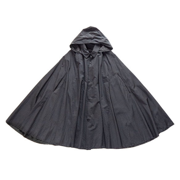 ストライプ フード付きレインコート フード付きサイクリングロング丈レインコートマン、ネイビーブルー(紺