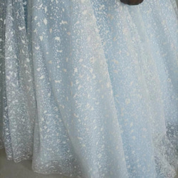 爽やかで優しいブルー カラードレス   可愛いリボン   プリンセスライン花嫁/結婚式/披露宴/ 17枚目の画像