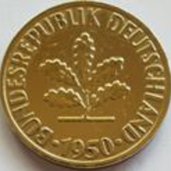コインカットペンダント ドイツ5ペニヒ 6枚目の画像