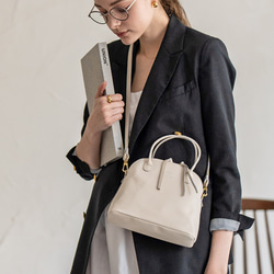 本革 2Way ショルダーバッグ ボストンバッグ 小さめ 軽量 Sサイズ