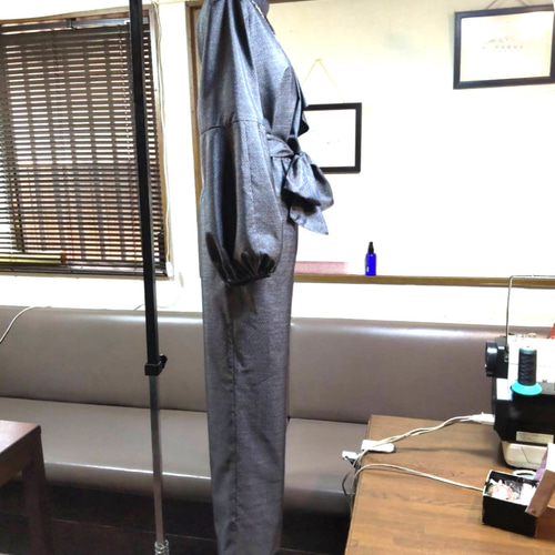 オーダー】大島紬 着物リメイク パンツスーツ セットアップ
