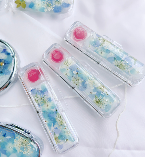 ❁.｡.:*:.｡.✽new 紫陽花の印鑑ケース.❁.｡.:*:.｡. はんこ