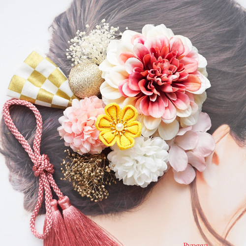 匿名送料無料】成人式 髪飾り 結婚式 卒業式 袴 振袖前撮り 髪飾り