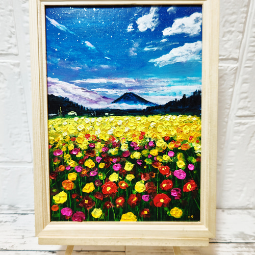 油絵 絵画 【ひまわり畑の富士山】 絵画 HR 通販 14715674 油絵 絵画 【ひまわり畑の富士山】 絵画 HR 通販 14715674