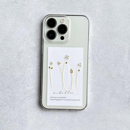 全機種対応】ワイヤーフラワー スマホケース iPhone Android Galaxy