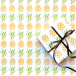パイナップル デザインペーパー A4 包装紙・ラッピングペーパー