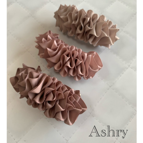 ハンドメイドリボン　おまとめ品　バレッタ　シューズクリップ　ヘアピン　ローズ ハンドメイドリボン おまとめ品 バレッタ シューズクリップ ヘアピン