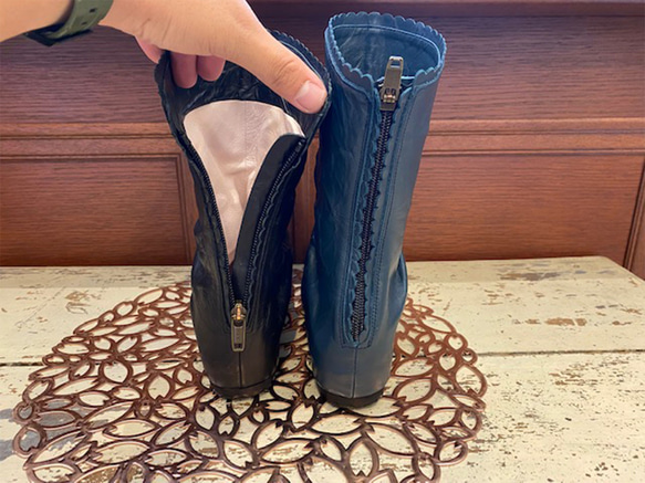 【アシオト】神戸の靴職人が作った♪超軽量・純国産レザー牛革ミドルブーツ(A3216) ファッション シューズ・靴 SKC1684414785(13000円)