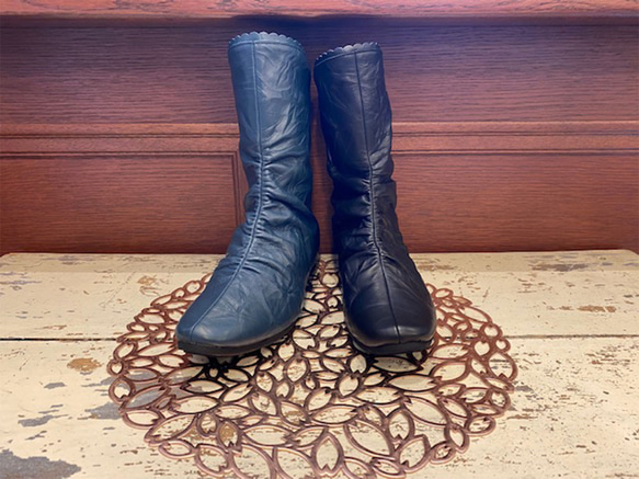 【アシオト】神戸の靴職人が作った♪超軽量・純国産レザー牛革ミドルブーツ(A3216) ファッション シューズ・靴 SKC1684414785(13000円)