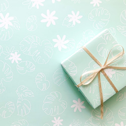 秋色落ち葉 デザインペーパー A4 包装紙・ラッピングペーパー