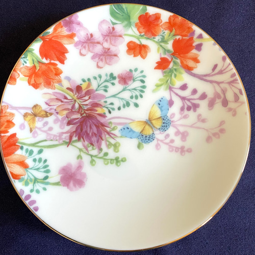 花と蝶と鳥の小皿・6枚セット 小盤子 Renon 的作品 14719227｜Creema