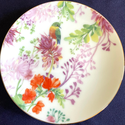 花と蝶と鳥の小皿・6枚セット 小盤子 Renon 的作品 14719227｜Creema
