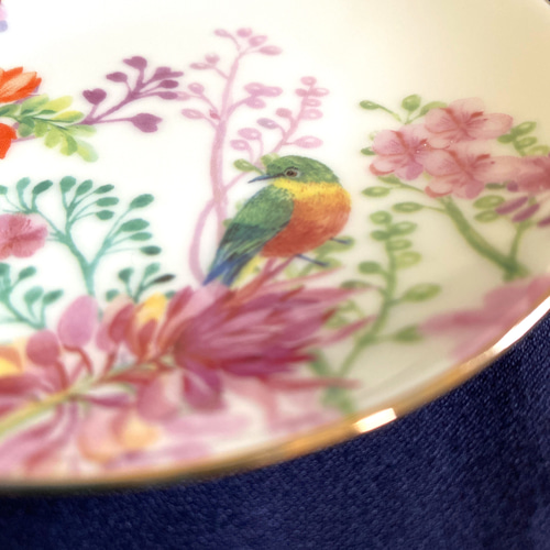 花と蝶と鳥の小皿・6枚セット 小盤子 Renon 的作品 14719227｜Creema