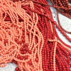 キットor完成品★真っ赤な珊瑚の編みブレスレット 8枚目の画像