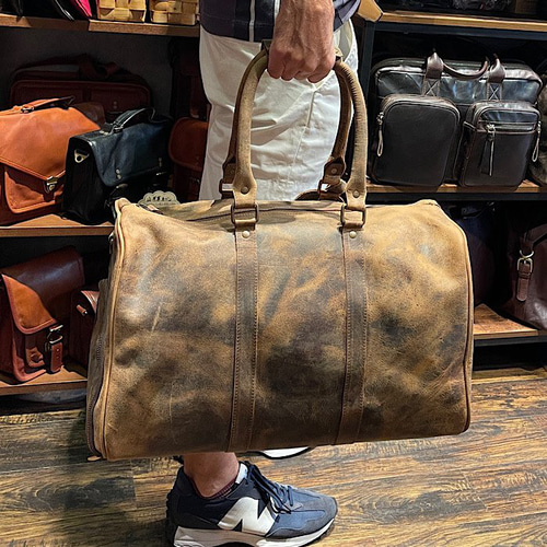 3way英国デザイン本革かばん サファリトラベラー-Buf ボストン