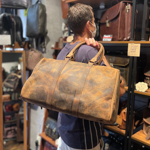 （匿名配送）雑誌safari 本革 ボストンバック　革製品　サファリラウンジ 3way英国デザイン本革かばん サファリトラベラー-Buf ボストン