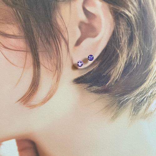 選べる片耳6個 スマイルピアス ピアス(スタッド・一粒) M 選べる片耳6個 スマイルピアス ピアス(スタッド・一粒) M